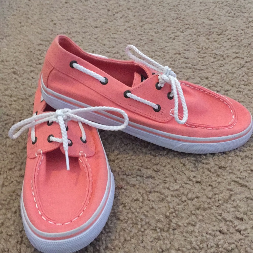 Pink sperry top-sider